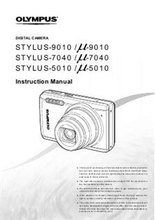 Olympus Mju Digital 9010 manual. Camera Instructions.